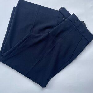 Club Monaco Navy Blue Wide Leg Borrem Trouser